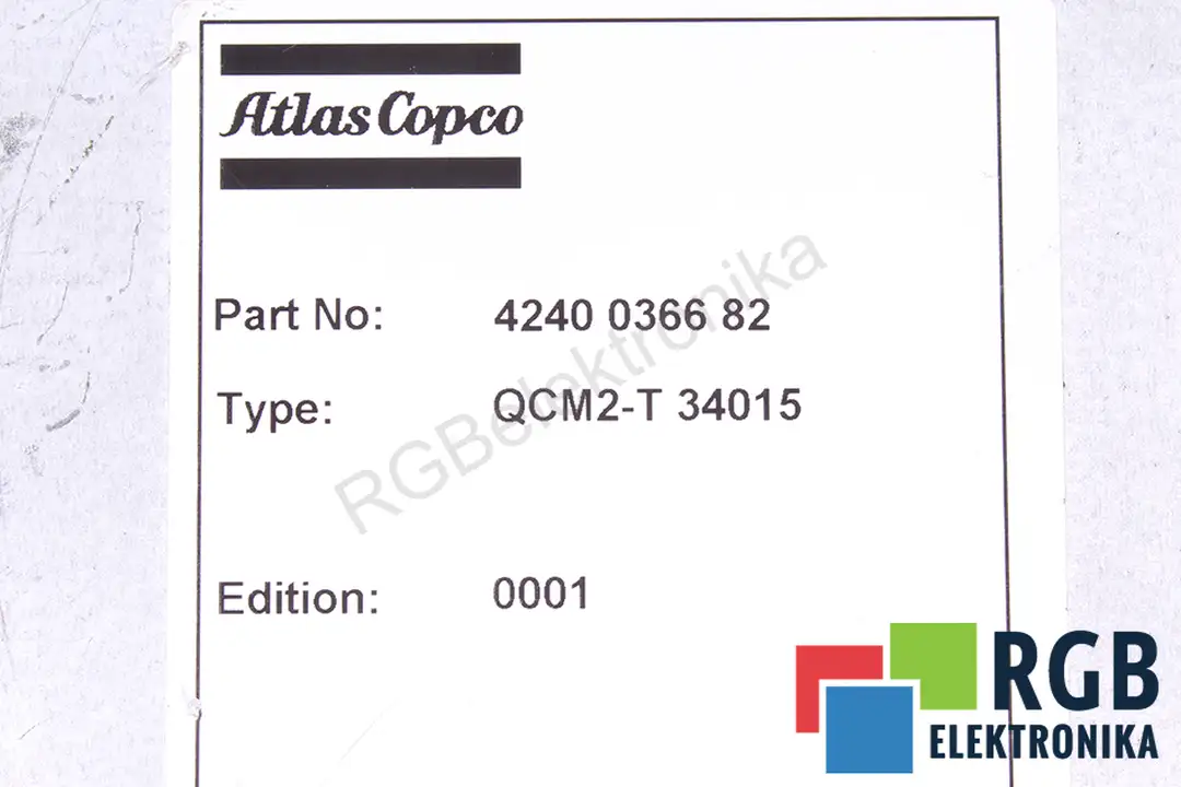 qcm2-t34015 ATLAS COPCO repair