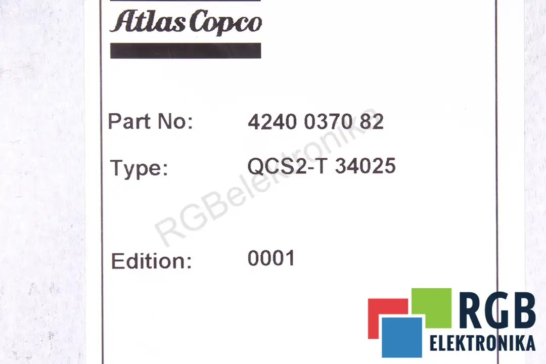 qcs2-t34025 ATLAS COPCO repair