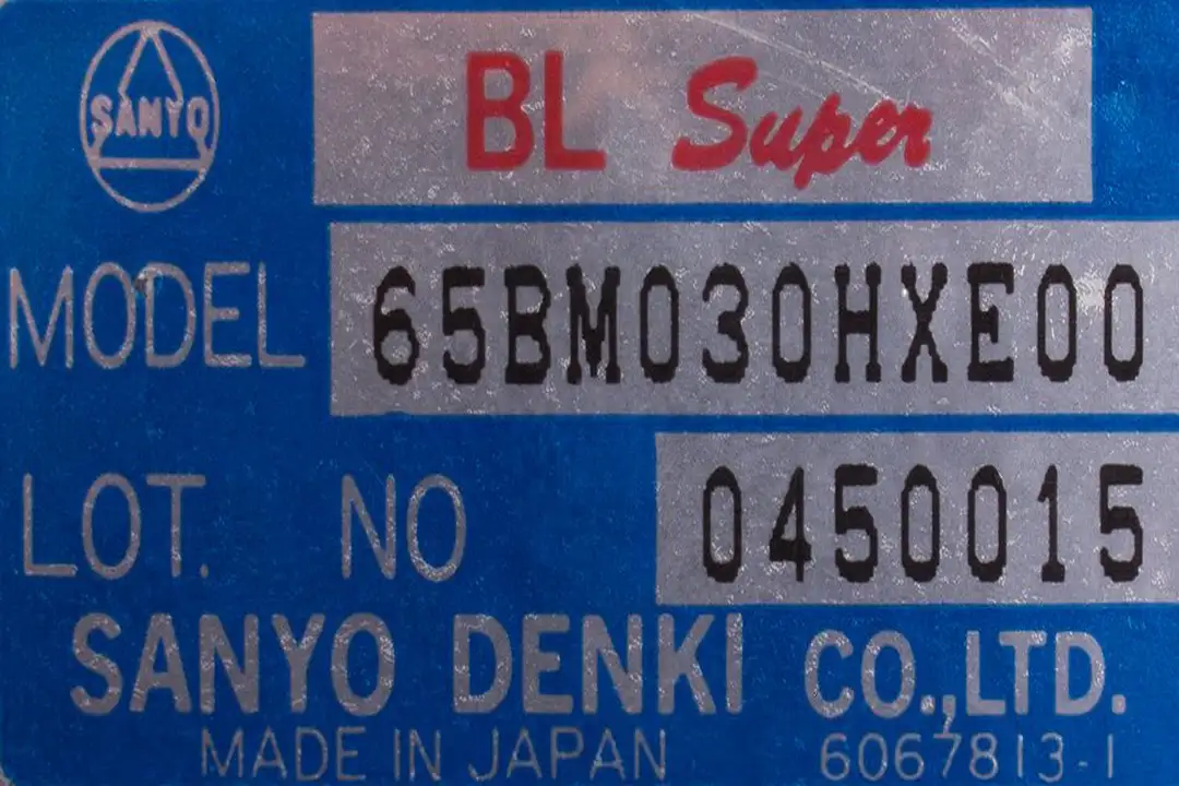 65bm030hxe00 SANYO DENKI repair