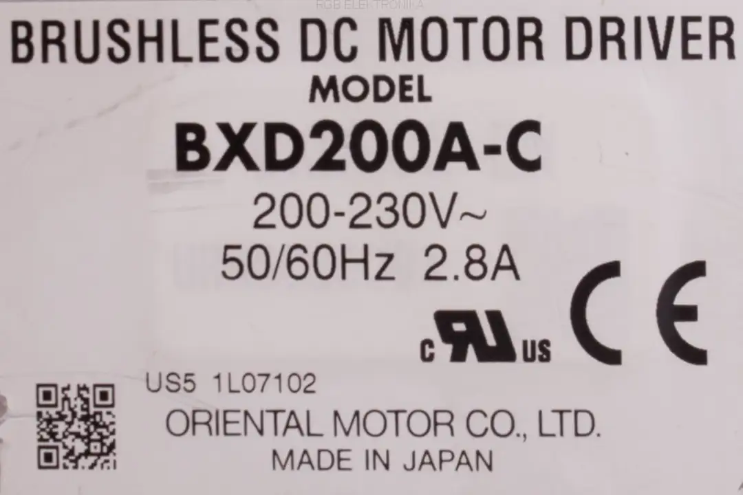 bxd200a-c ORIENTAL MOTOR repair
