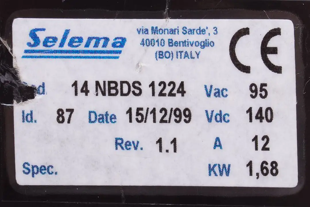 14nbds SELEMA repair