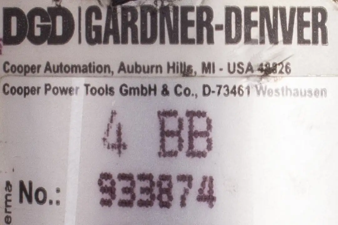 4bb-933874 GARDNER DENVER repair