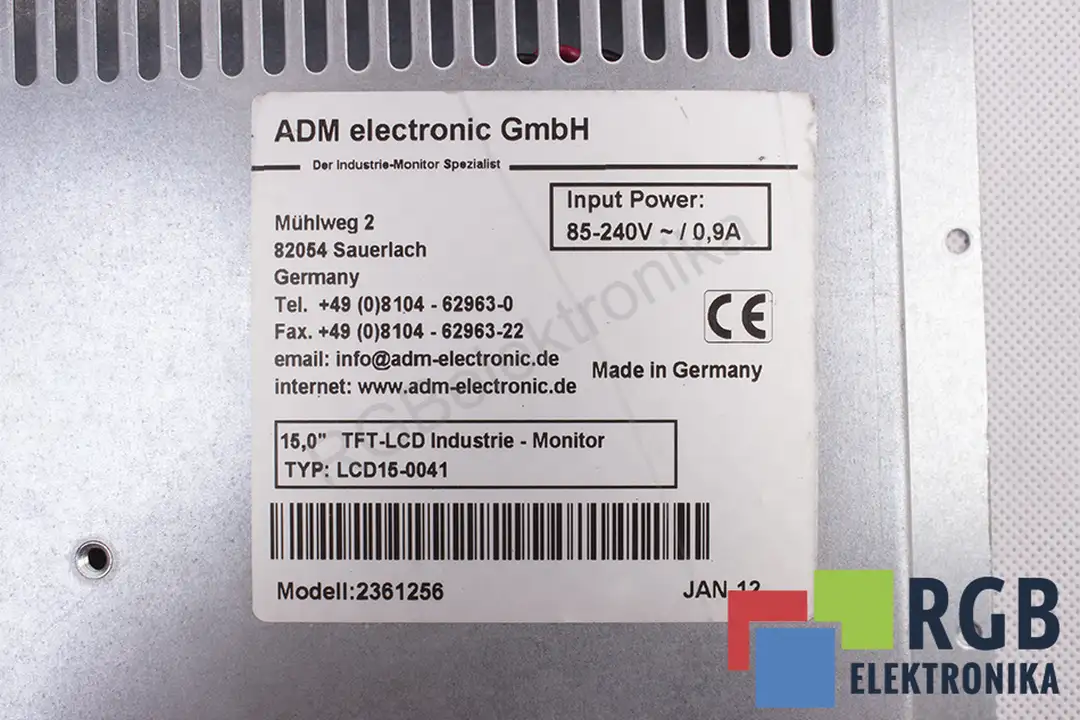 lcd15-0041 ADM ELECTRONIC repair