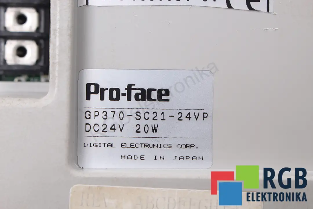 GP370-SC21-24VP PRO FACE