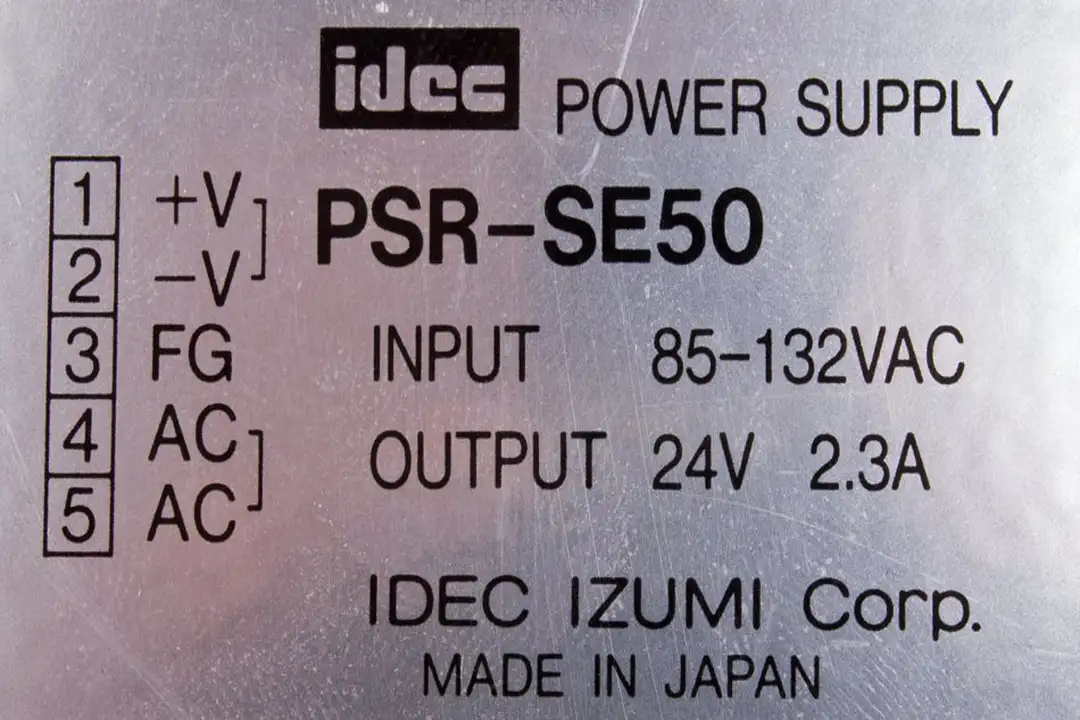psr-se50 IDEC repair