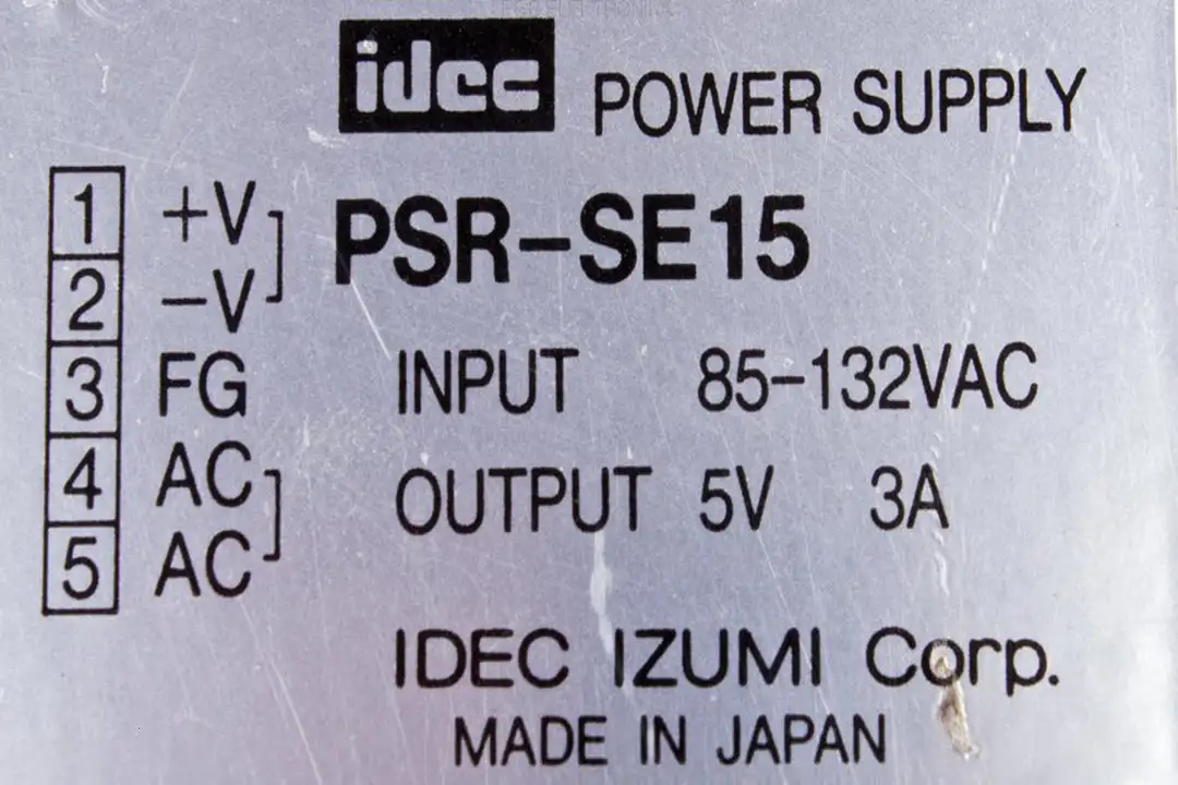 psr-se15 IDEC repair