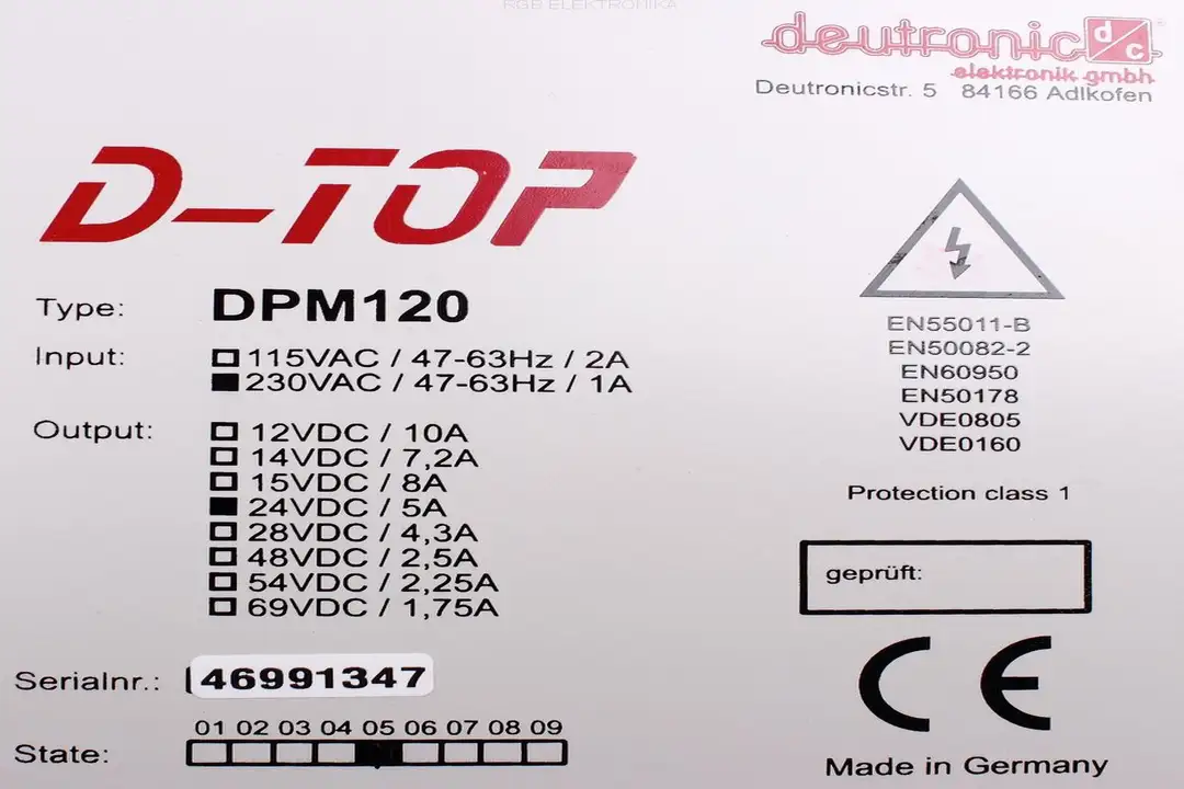 dpm120 DEUTRONIC repair