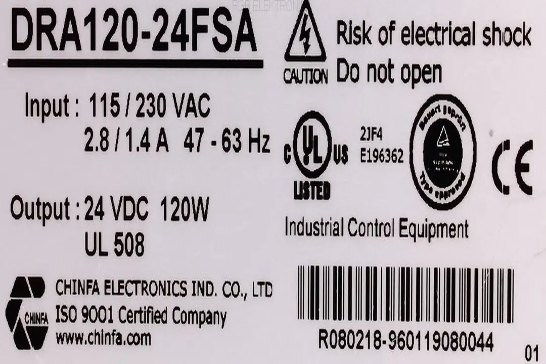 dra120-24fsa CHINFA ELECTRONICS repair