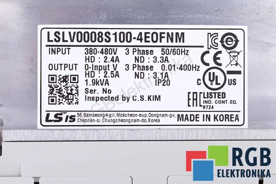 LSLV0008 S100-4EOFNM LS INDUSTRIAL SYSTEMS