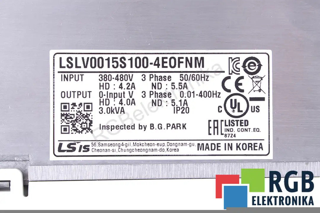 LSLV0015 S100-4EOFNM LS INDUSTRIAL SYSTEMS