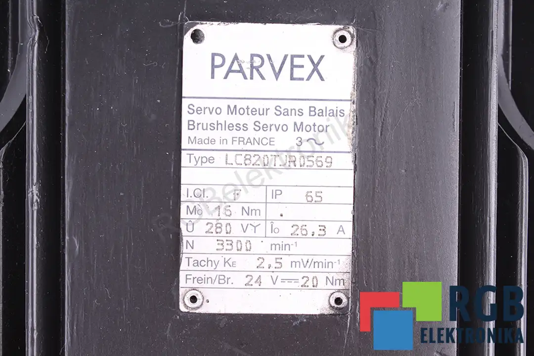lc820tjr0569 PARVEX repair
