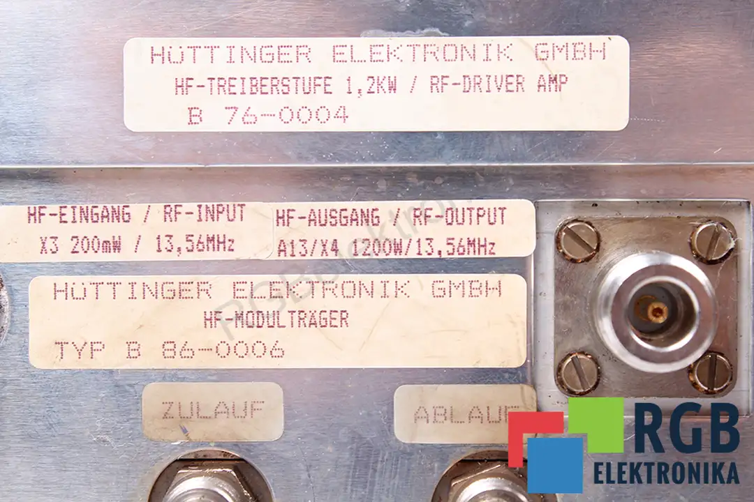 b76-0004-no.-44103 HUTTINGER repair