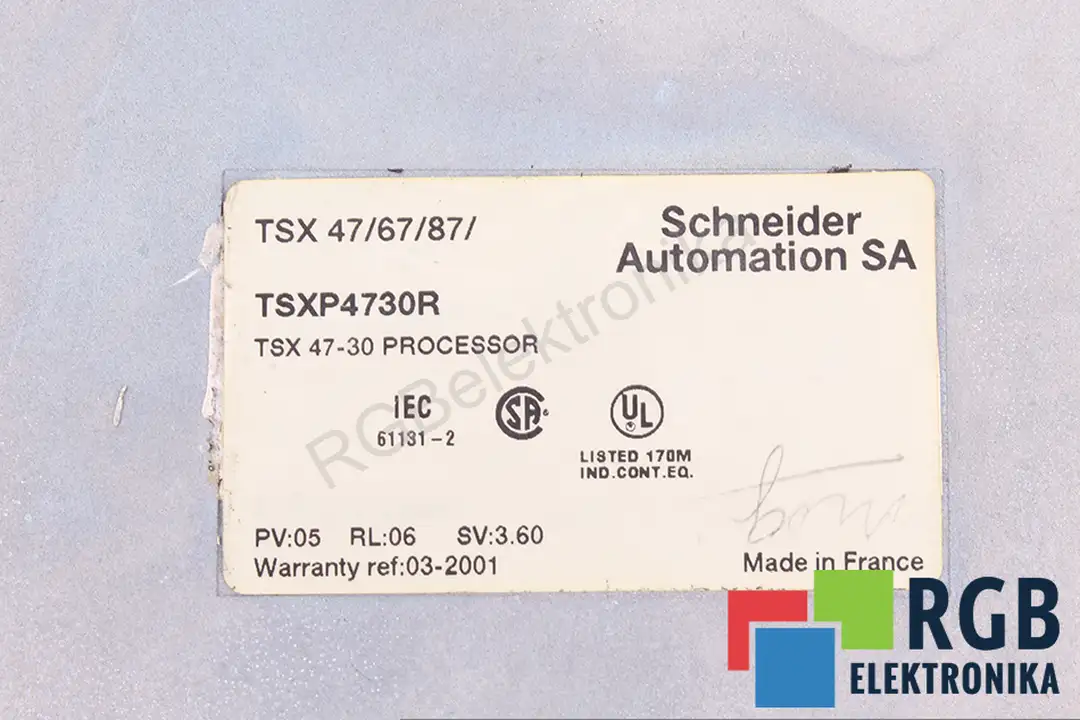 tsxp4730r SCHNEIDER ELECTRIC repair