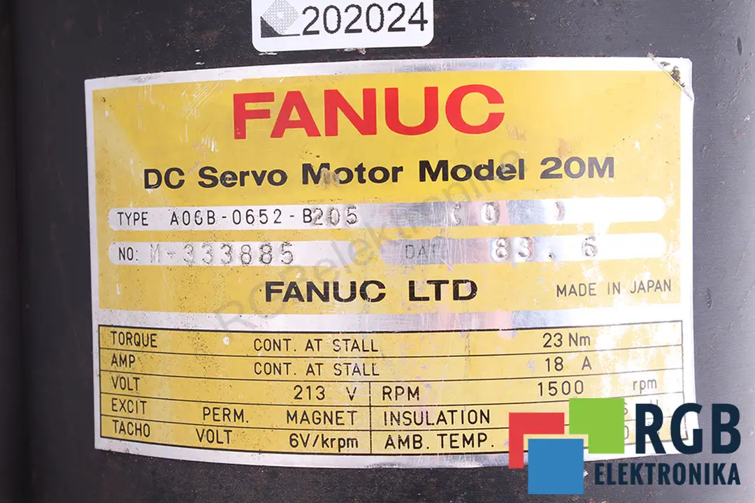 a06b-0652-b205 FANUC repair