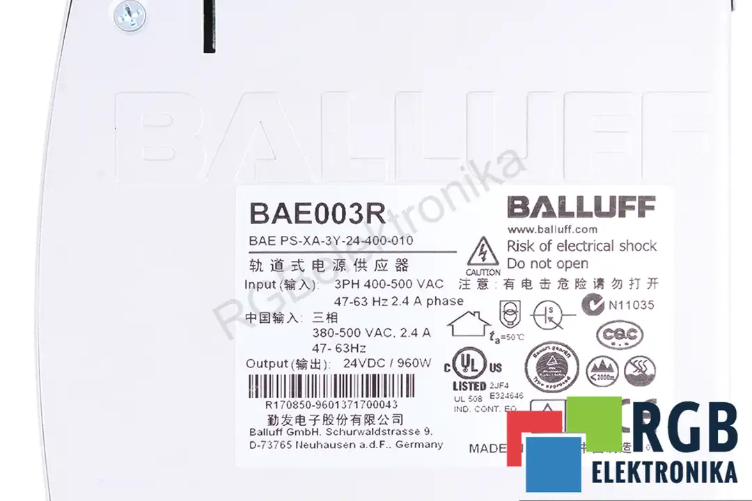 bae003r_49839 BALLUFF repair