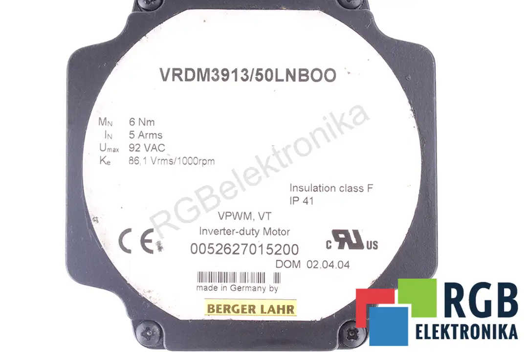 vrdm3913-50lnboo BERGER LAHR repair
