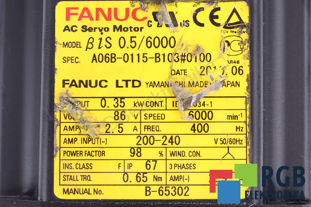 a06b-0115-b103-0100 FANUC repair