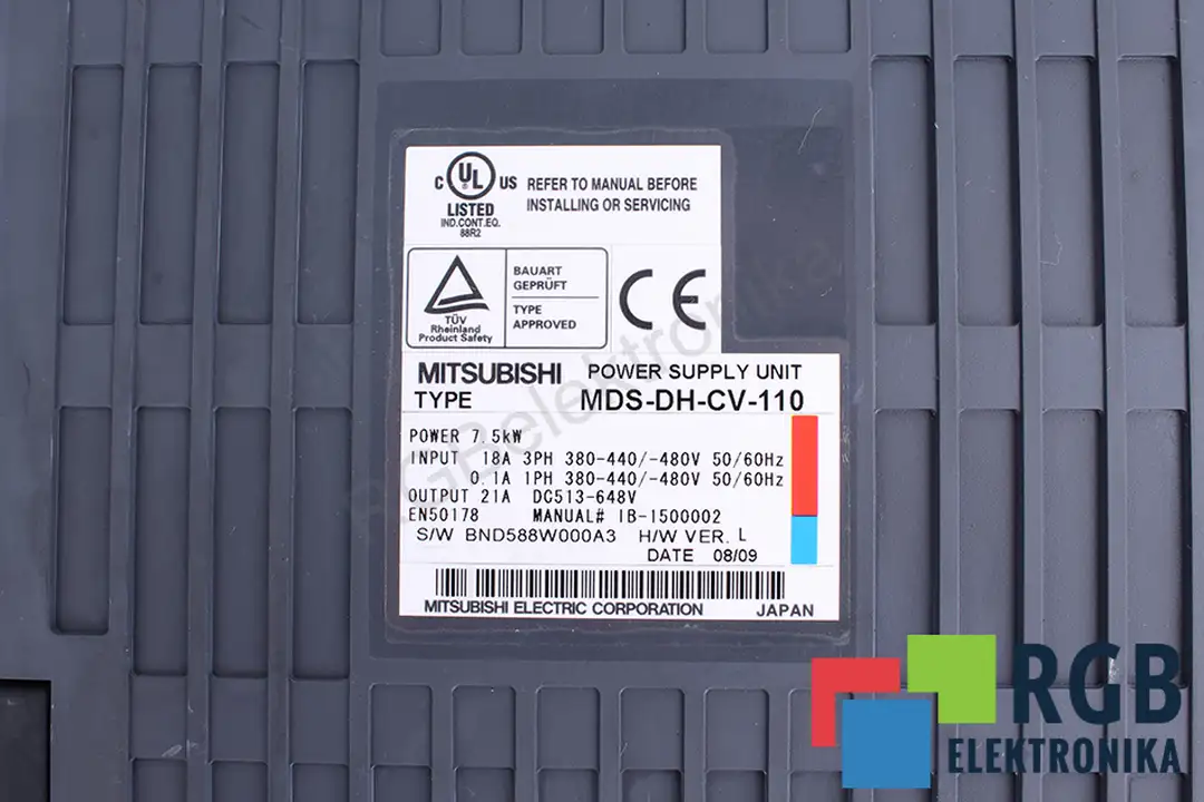 mds-dh-cv-110 MITSUBISHI ELECTRIC repair
