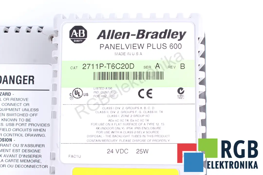 2711p-t6c20d ALLEN BRADLEY repair