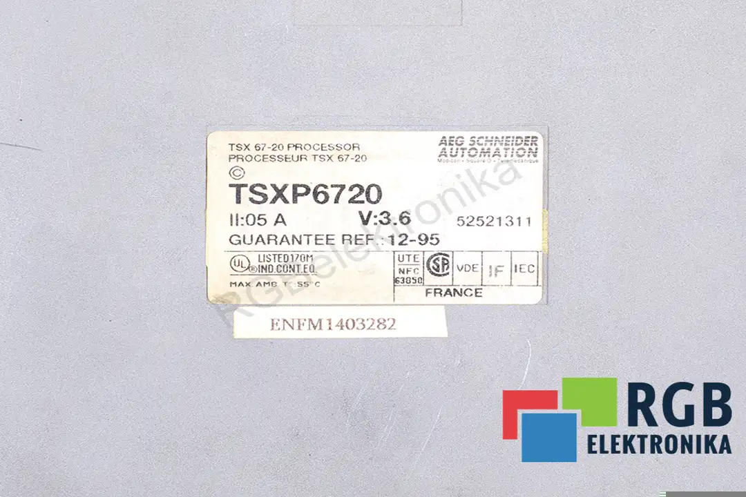 tsxp6720 SCHNEIDER ELECTRIC repair