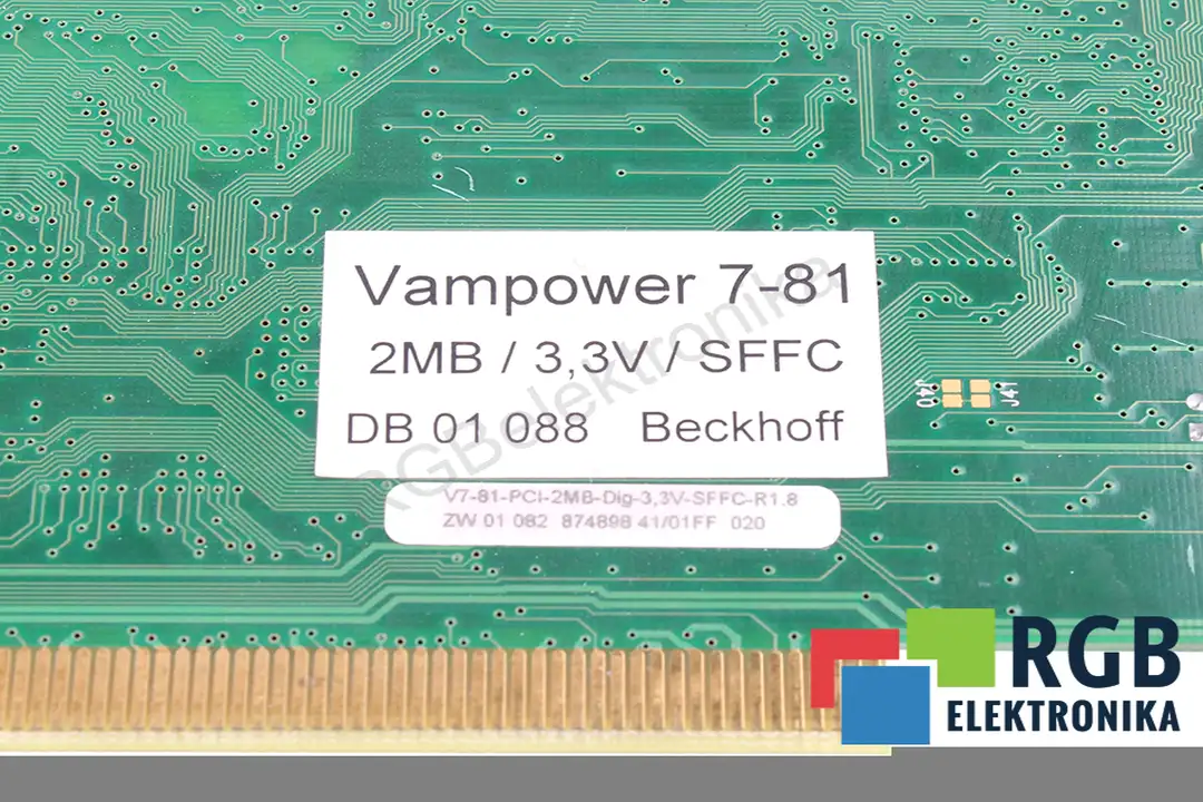 vampower-7-81 BECKHOFF repair