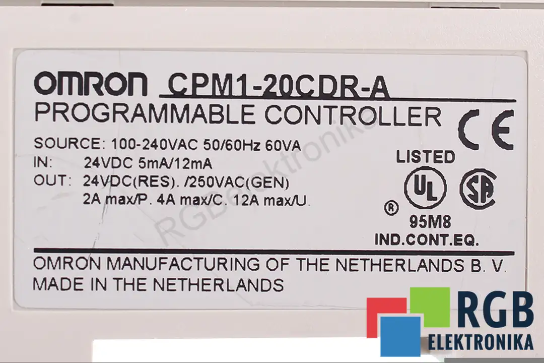 service cpm1-20cdr-a OMRON