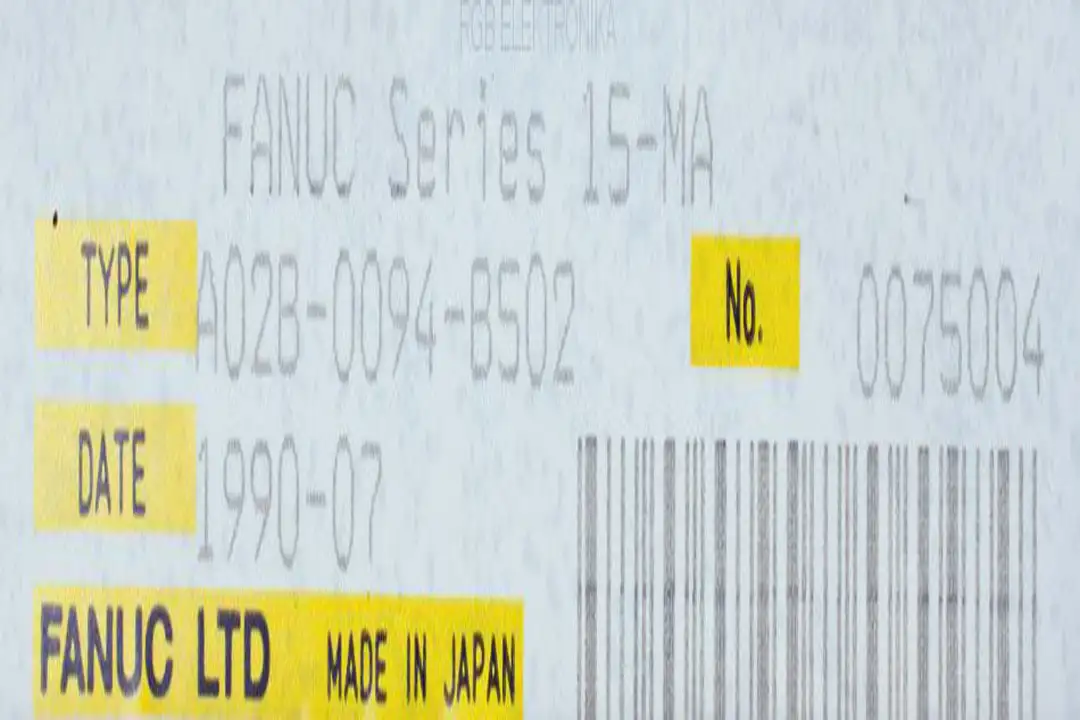 a02b-0094-b502 FANUC repair