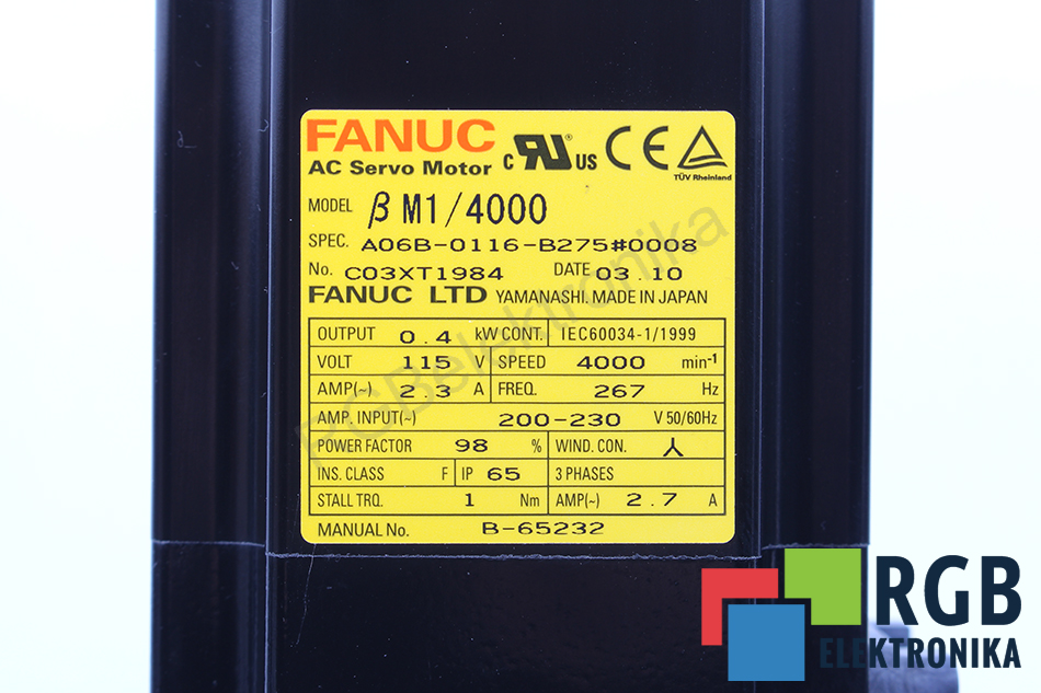 a06b-0116-b275-0008 FANUC repair