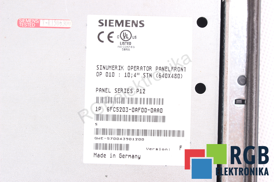 6fc5203-0af00-0aa0 SIEMENS repair