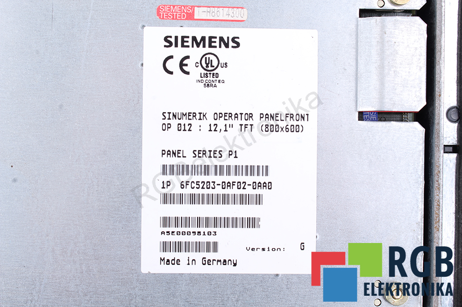 6fc5203-0af02-0aa0 SIEMENS repair