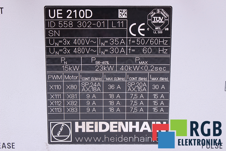 ue210d_43056 HEIDENHAIN repair
