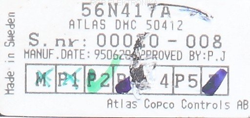 dmc-50412 ATLAS COPCO repair