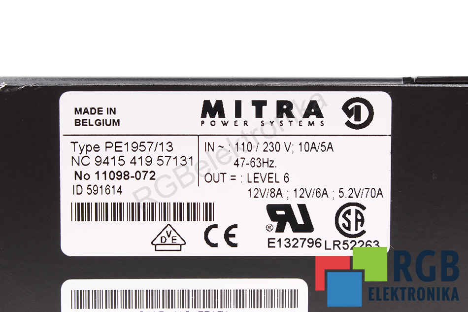 pe1957-13 MITRA POWER SYSTEMS repair