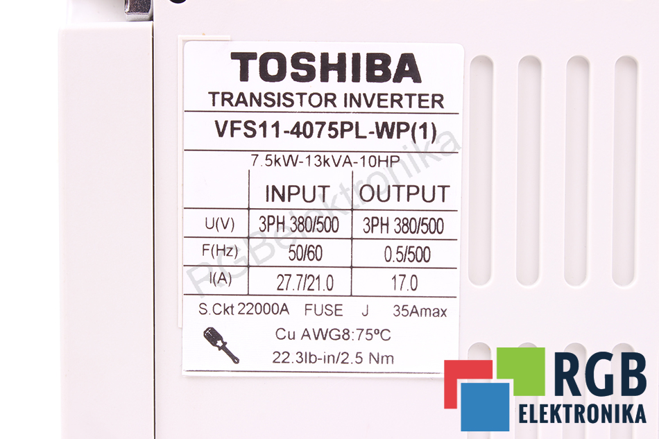 VFS11-4075PL-WP(3) VF-S11 TOSHIBA