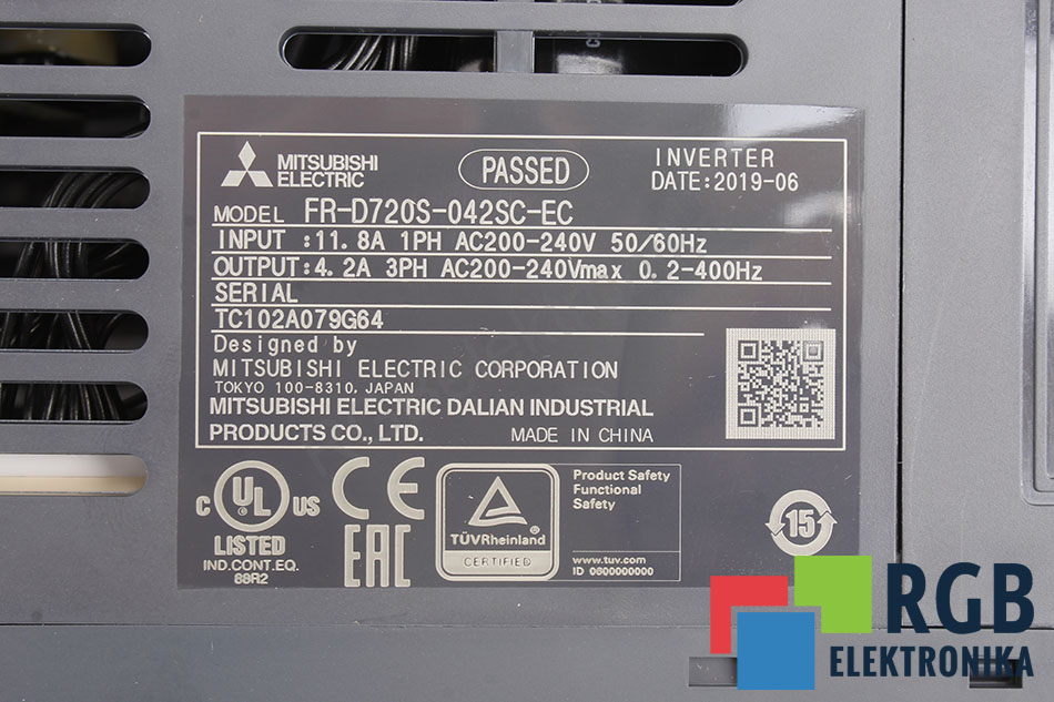 fr-d720s-042sc-ec MITSUBISHI ELECTRIC repair