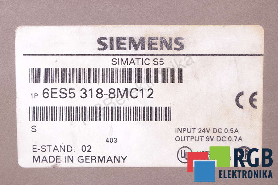6es5318-8mc12 SIEMENS repair