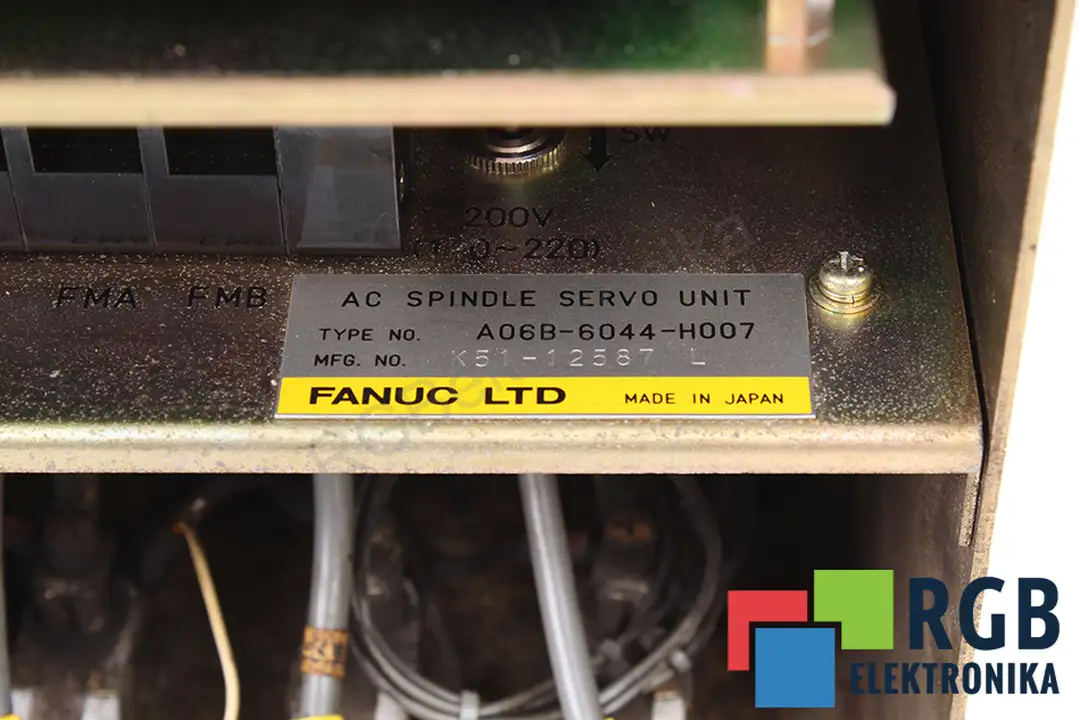 a06b-6044-h007 FANUC repair