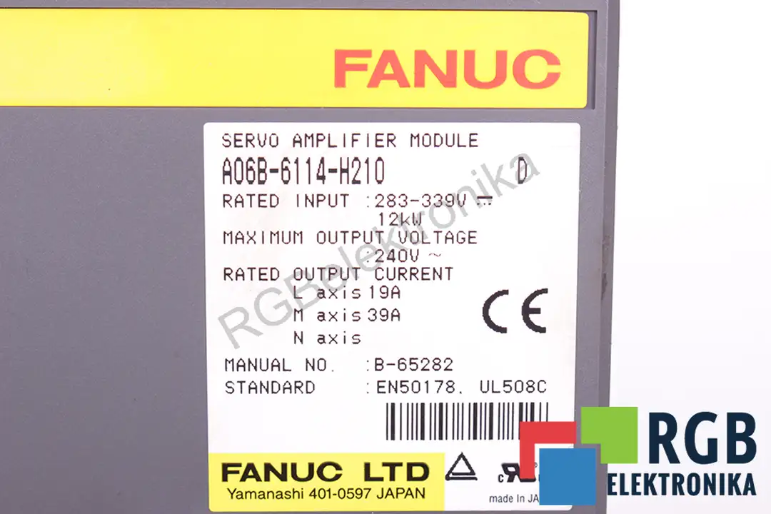 a06b-6114-h210 FANUC repair