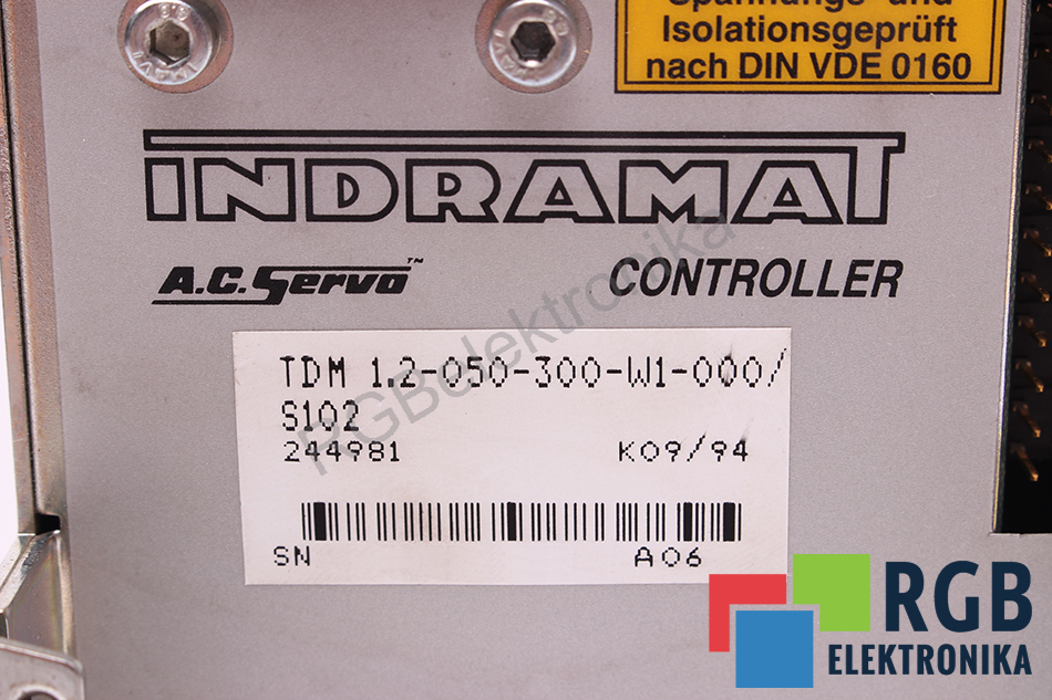 TDM1.2-050-300-W1-000/S102 INDRAMAT