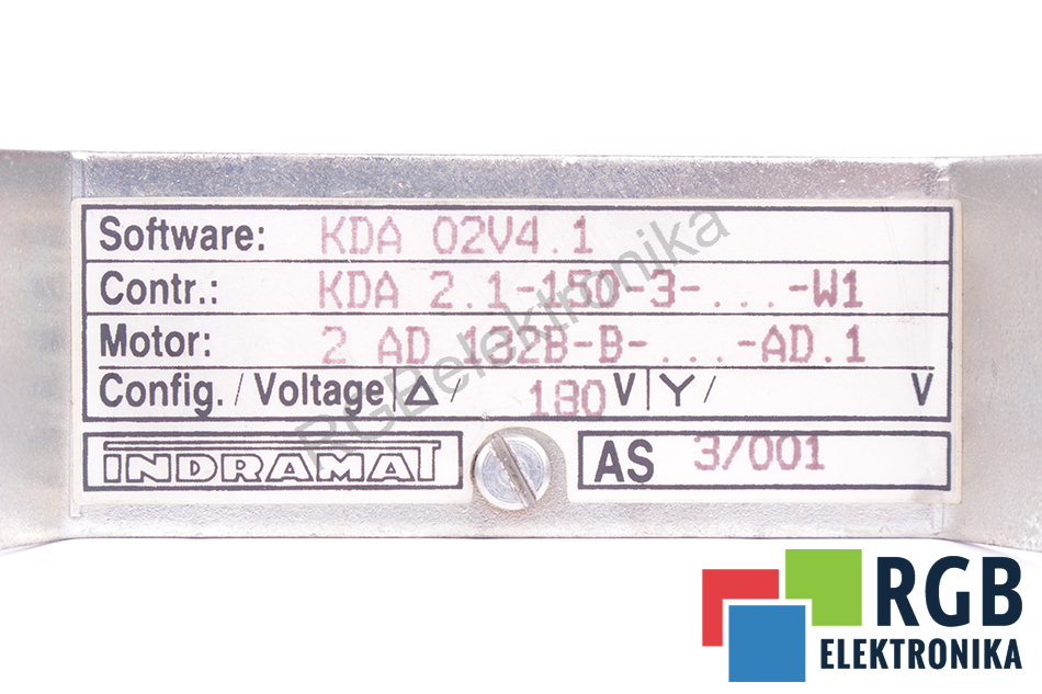 software-kda02v4.1_94081.0 INDRAMAT repair