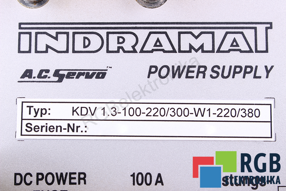 kdv1.3-100-220-300-w1-220-380_96023.0 INDRAMAT repair