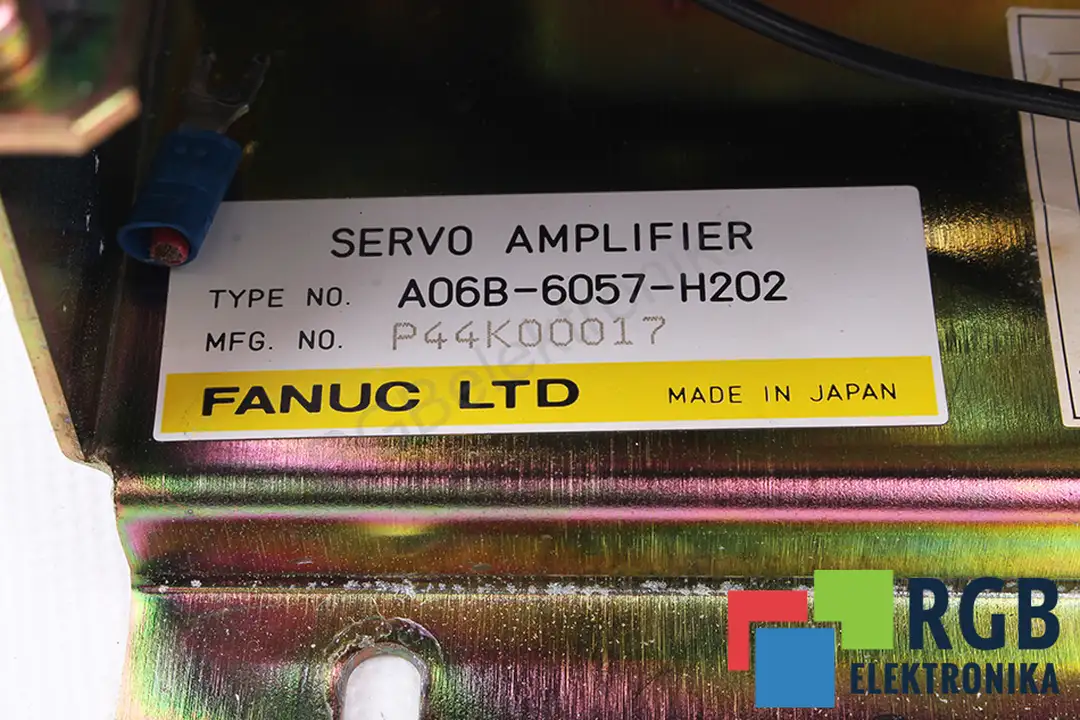 a06b-6057-h202 FANUC repair